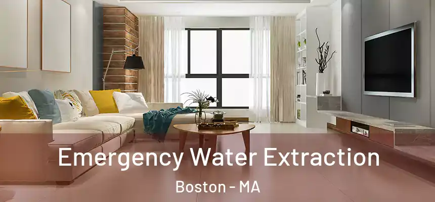  Emergency Water Extraction Boston - MA