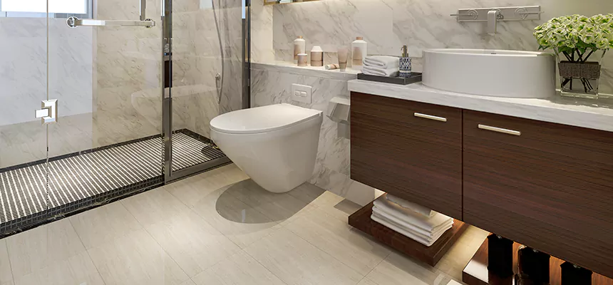 Burst Pipe Bathroom Cleanup in Boston